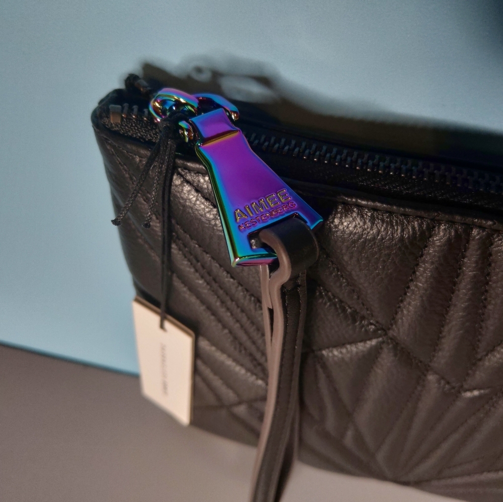 Aimee Kestenberg Black Clutch Purse - Picture 9 of 11